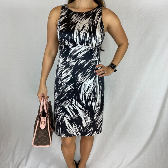 Ann Taylor Dresses & Skirts - Ann Taylor Silk Black White Dress